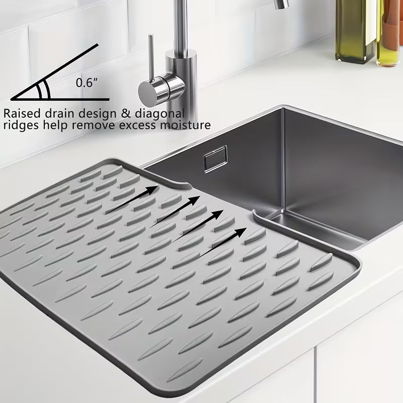 Anti-slip drain mat with high temperature resistance