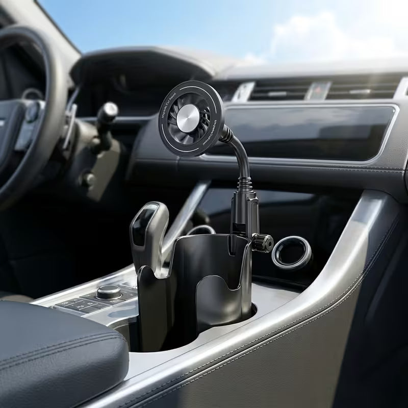 2-in-1 Cup Holder with Phone Stand